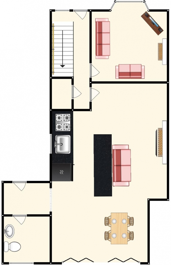 Floor Plan Image for 3 Bedroom Semi-Detached House for Sale in Allenby Road, South Swinton, Manchester