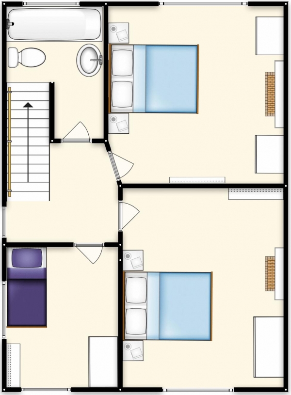 Floor Plan Image for 3 Bedroom Semi-Detached House for Sale in Allenby Road, South Swinton, Manchester