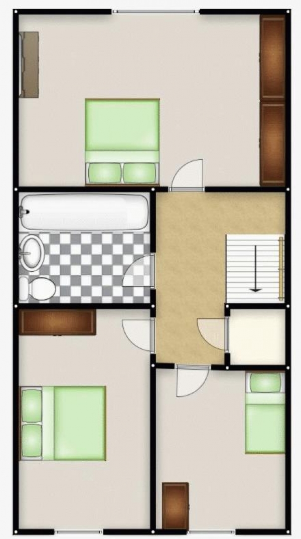 Floor Plan Image for 3 Bedroom Terraced House for Sale in Brightsmith Way, Manchester