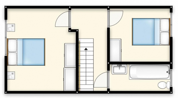 Floor Plan Image for 2 Bedroom Terraced House for Sale in Seddon Street, Manchester