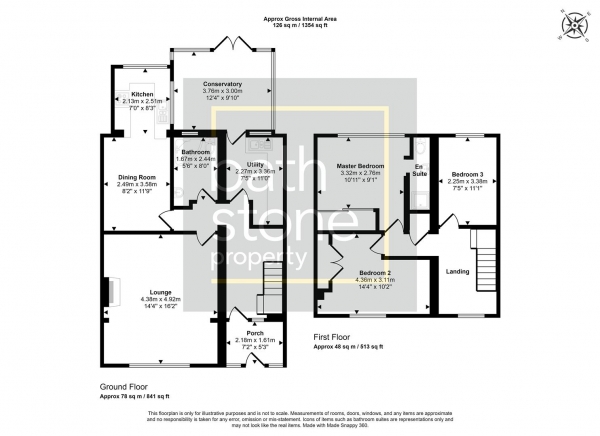 Floor Plan Image for 3 Bedroom Semi-Detached House for Sale in Shelley Road, Westfield