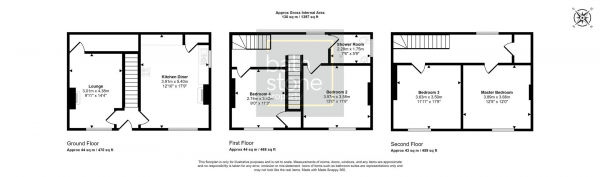 Floor Plan Image for 4 Bedroom End of Terrace House for Sale in Steam Mills, Midsomer Norton