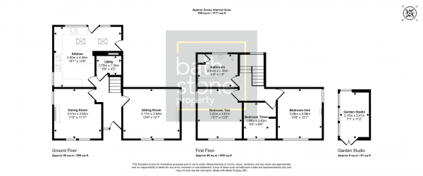 Floor Plan Image for 3 Bedroom Detached House for Sale in Coombend, Radstock