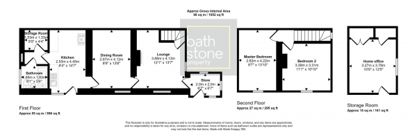 Floor Plan Image for 2 Bedroom Cottage for Sale in Farleigh Wick, Bradford-On-Avon