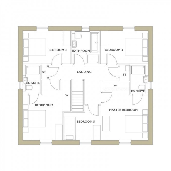 Floor Plan Image for 5 Bedroom Detached House for Sale in Sulis Down