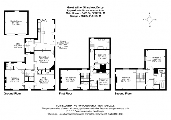 Floor Plan Image for 5 Bedroom Detached House for Sale in Great Wilne, Shardlow, Derby, Derbyshire