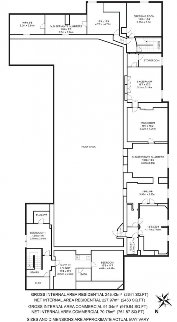 Floor Plan Image for 13 Bedroom Country House for Sale in Whitworth Road, Darley Dale, Matlock, Derbyshire, DE4 2HJ