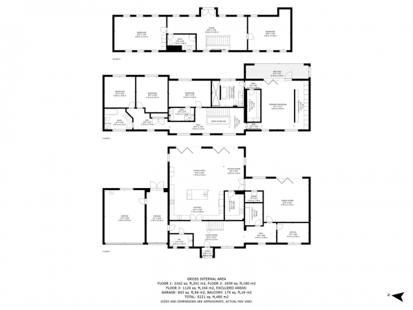 Floor Plan Image for 6 Bedroom Detached House for Sale in Weston Road, Weston-On-Trent, Derby, Derbyshire DE72 2BH