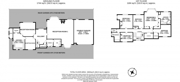 Floor Plan Image for 5 Bedroom Detached House for Sale in Newlands Avenue, Radlett