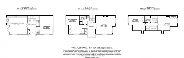 Floor Plan Image for 3 Bedroom Semi-Detached House to Rent in Holbrook Gardens, Aldenham