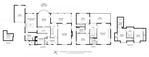 Floor Plan Image for 5 Bedroom Detached House for Sale in Watford Road, Radlett