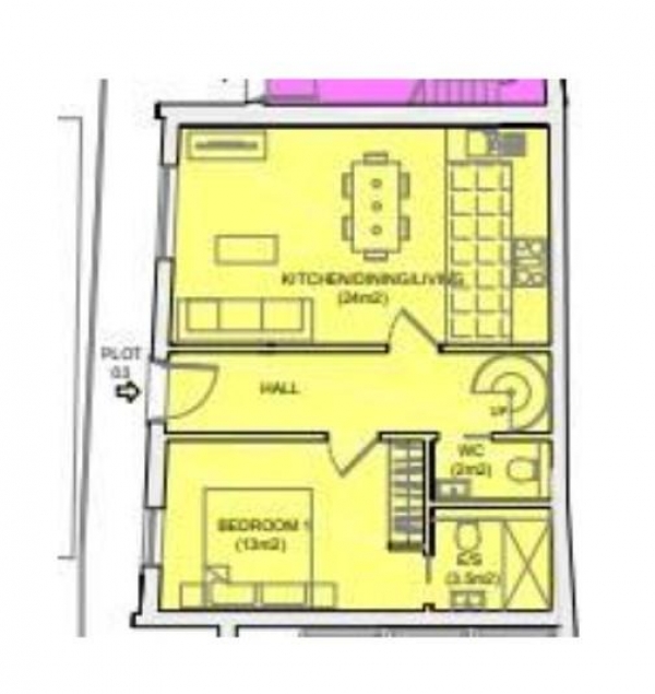 Floor Plan Image for 2 Bedroom Property to Rent in Watling Street, Radlett