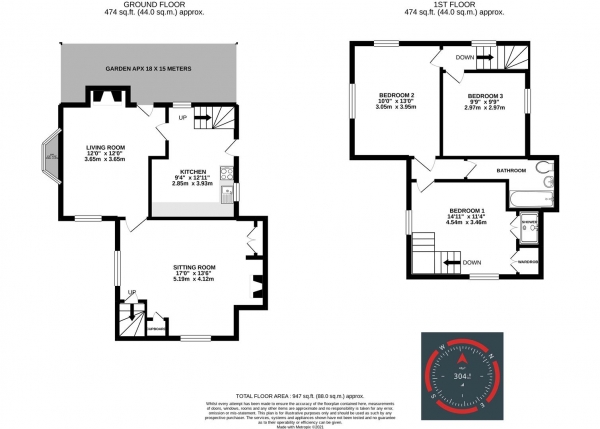 Floor Plan Image for 3 Bedroom Detached House for Sale in Primrose Lane, Aldenham, Watford