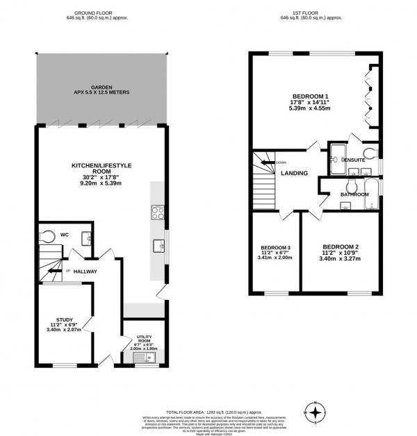 Floor Plan Image for 3 Bedroom Terraced House for Sale in Primrose Gardens