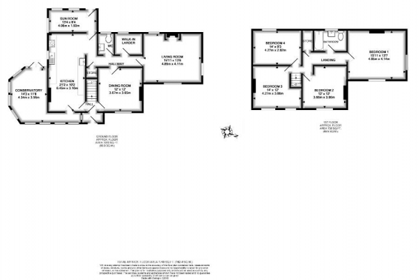 Floor Plan Image for 4 Bedroom Property for Sale in Shrawley, Worcester