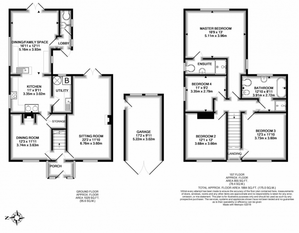 Floor Plan Image for 4 Bedroom Cottage for Sale in Main Road, Kempsey, Worcester