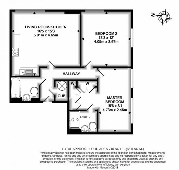 Floor Plan Image for 2 Bedroom Apartment for Sale in Watery Lane, Worcester