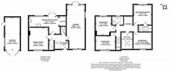 Floor Plan Image for 5 Bedroom Semi-Detached House for Sale in Cherry Orchard, Holt Heath, Worcester