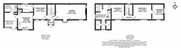 Floor Plan Image for 3 Bedroom Property for Sale in Astley Burf, Stourport-On-Severn