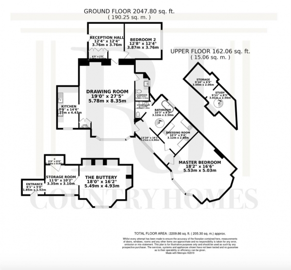 Floor Plan Image for 3 Bedroom Apartment for Sale in Westwood House, Droitwich