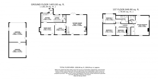 Floor Plan Image for 4 Bedroom Property for Sale in Bestmans Lane, Kempsey, Worcester