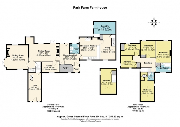 Floor Plan Image for 5 Bedroom Property for Sale in Martley Road, Great Witley, Worcestershire