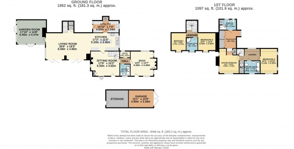 Floor Plan Image for 4 Bedroom Detached House for Sale in Grafton Flyford, Worcester