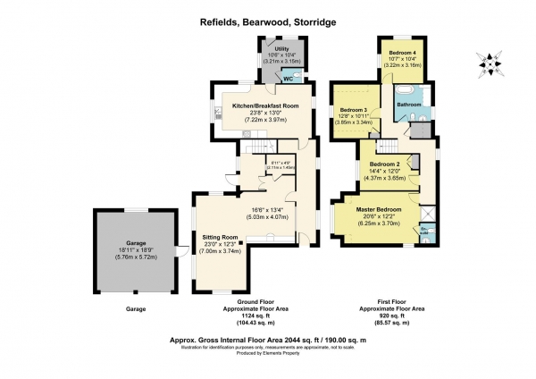 Floor Plan Image for 4 Bedroom Detached House for Sale in Bearswood, Storridge, Malvern