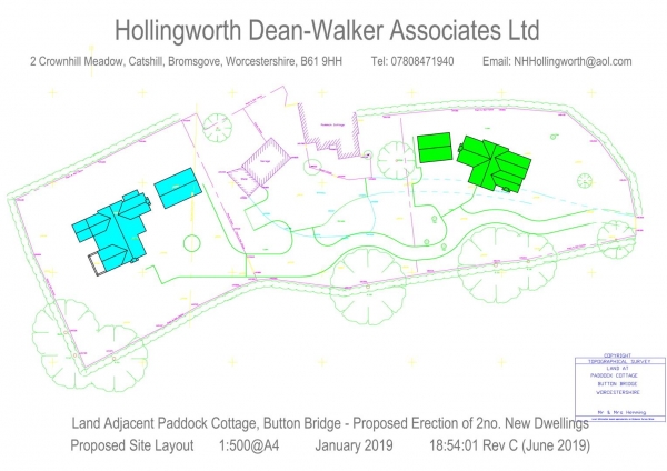 Floor Plan Image for Plot for Sale in Button Bridge, Kinlet, Bewdley