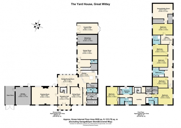 Floor Plan Image for 6 Bedroom Barn Conversion for Sale in Great Witley, Worcestershire