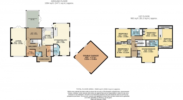 Floor Plan Image for 5 Bedroom Detached House for Sale in Droitwich Road, Ombersley, Worcestershire