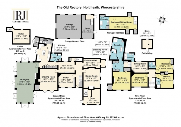 Floor Plan Image for 5 Bedroom Property for Sale in Holt Heath, Worcestershire