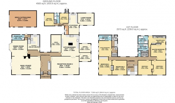 Floor Plan Image for 8 Bedroom Property for Sale in Walton Road, Hartlebury