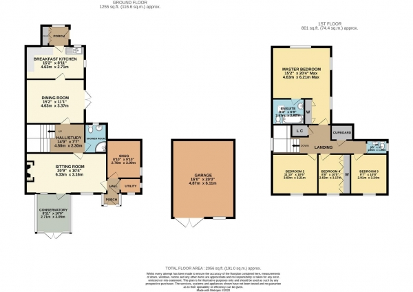 Floor Plan Image for 4 Bedroom Cottage for Sale in Sapey Common, Clifton-On-Teme, Worcestershire