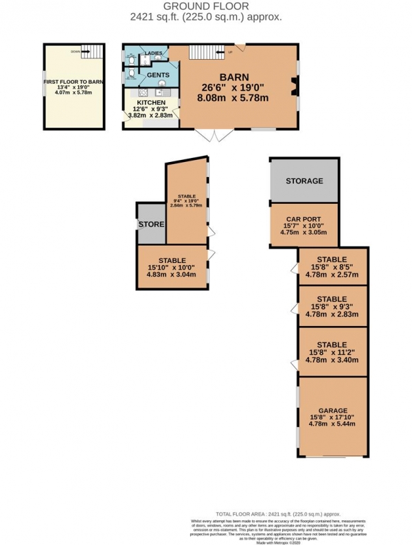 Floor Plan Image for 5 Bedroom Detached House for Sale in Bridge farm, Shrawley, Worcestershire