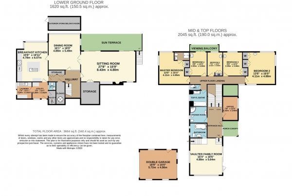 Floor Plan Image for 5 Bedroom Detached House for Sale in Little Green, Broadwas, Worcestershire