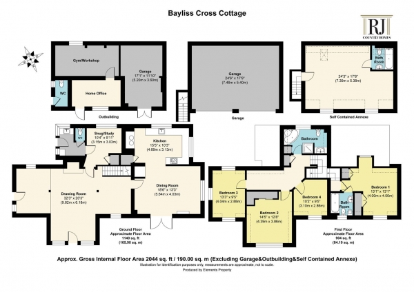 Floor Plan Image for 5 Bedroom Detached House for Sale in Shrawley, Worcestershire