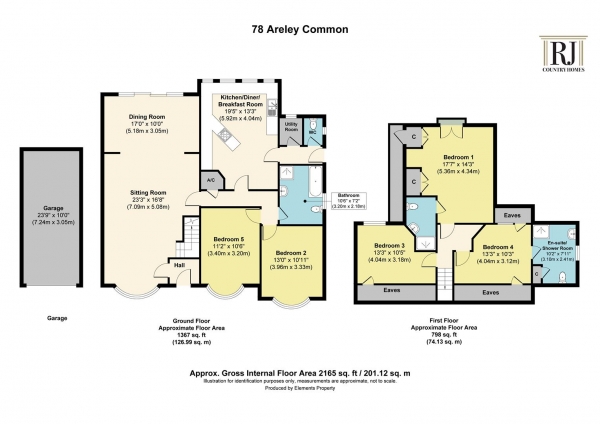 Floor Plan Image for 5 Bedroom Detached Bungalow for Sale in Areley Common, Stourport-On-Severn, Worcestershire