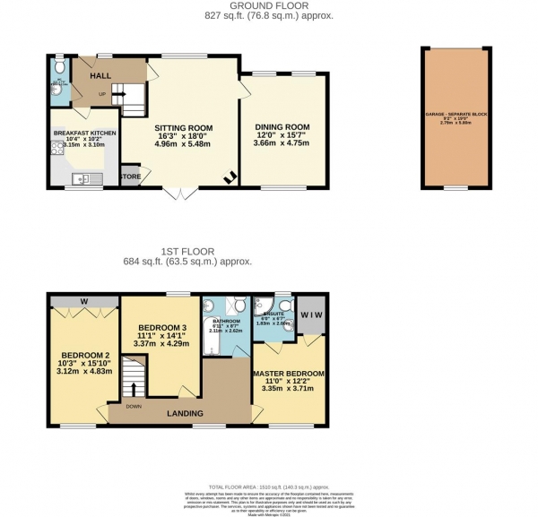 Floor Plan Image for 3 Bedroom Terraced House for Sale in Stockton Road, Abberley, Worcestershire