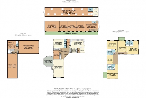 Floor Plan Image for 5 Bedroom Detached House for Sale in Shrawley, Worcestershire