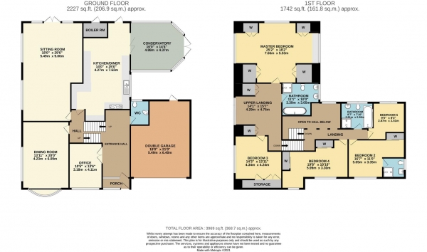 Floor Plan Image for 5 Bedroom Detached House for Sale in Weather Lane, Astley Burf, Stourport-On-Severn