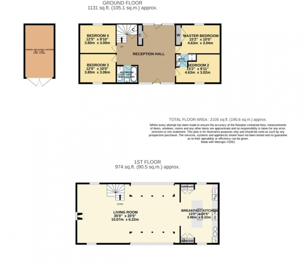 Floor Plan Image for 4 Bedroom Barn Conversion for Sale in Lindridge, Tenbury Wells
