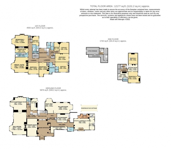 Floor Plan Image for 13 Bedroom Commercial Property for Sale in The Nash, Kempsey, Worcester