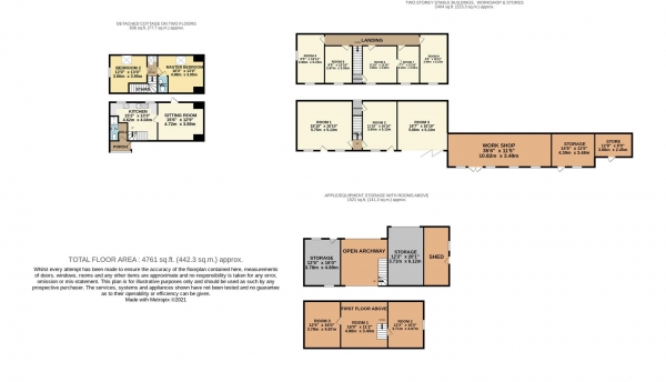 Floor Plan Image for 13 Bedroom Commercial Property for Sale in The Nash, Kempsey, Worcester