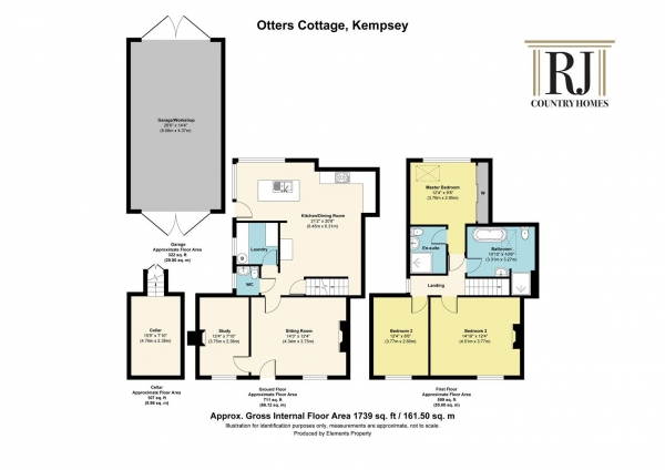 Floor Plan Image for 3 Bedroom Semi-Detached House for Sale in Main Road, Kempsey, Worcester