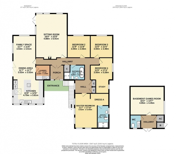 Floor Plan Image for 4 Bedroom Detached House for Sale in Stockton Road, Abberley, Worcester