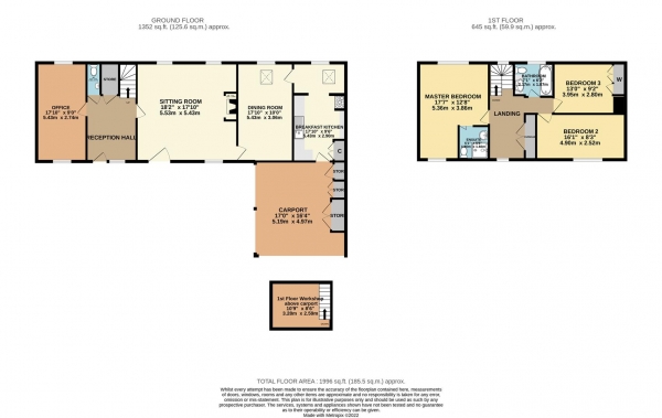 Floor Plan Image for 3 Bedroom Barn Conversion for Sale in Kyrewood, Tenbury Wells