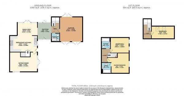 Floor Plan Image for 3 Bedroom Barn Conversion for Sale in Bredenbury, Bromyard