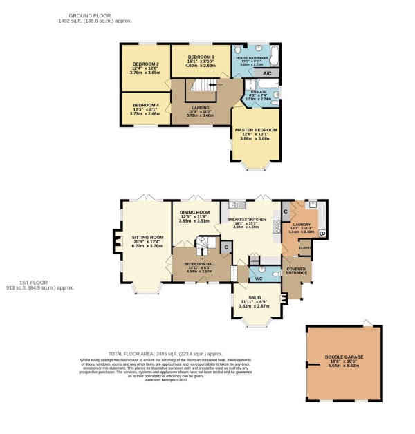 Floor Plan Image for 4 Bedroom Detached House for Sale in Eardiston, Tenbury Wells