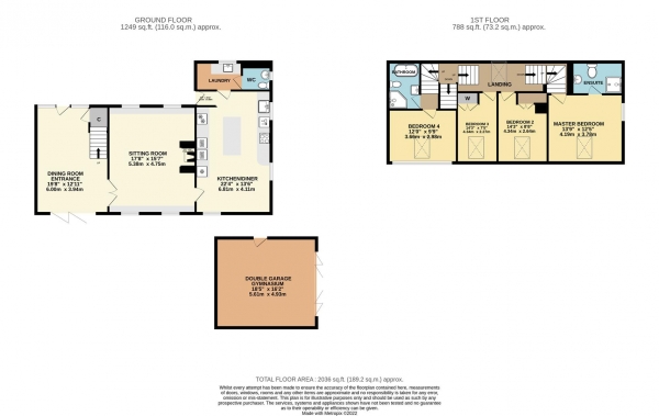 Floor Plan Image for 4 Bedroom Barn Conversion for Sale in Titton, Worcestershire